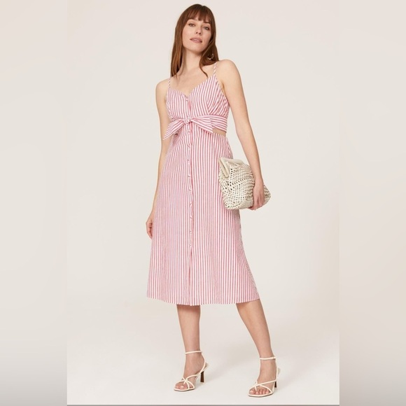 Jason Wu Dresses & Skirts - Jason Wu x RTR Red Striped Tie Dress - Size 0 - Excellent Condition!